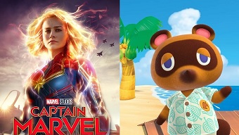 animal crossing, game pc/console, siêu anh hùng marvel, vũ trụ marvel, mcu, game nintendo switch, captain marvel, brie larson, animal crossing: new horizons, game pc/console 2020, diễn viên captain marvel