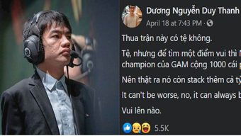 facebook, fan hâm mộ, hlv, liên minh huyền thoại, gam, huấn luyện viên, gam esports, vcs, team flash, chức vô địch, vcs mùa xuân 2020, tinikun, hlv tinikun, anti fan, hlv của gam, thất bại của gam