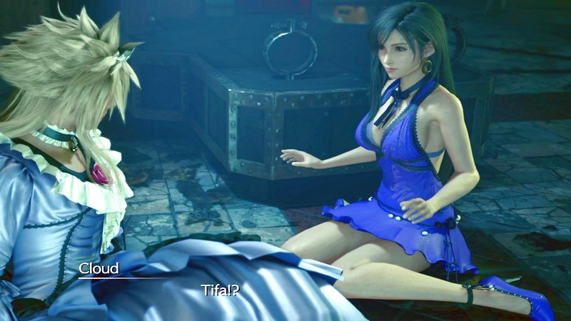 Cảnh "chảy máu mũi" trong Final Fantasy VII...