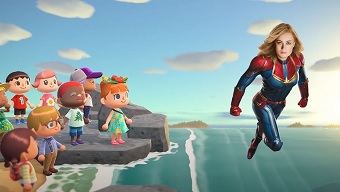 animal crossing, game pc/console, siêu anh hùng marvel, vũ trụ marvel, mcu, game nintendo switch, captain marvel, brie larson, animal crossing: new horizons, game pc/console 2020, diễn viên captain marvel