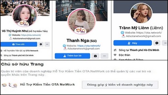 adsota, facebook gaming, facebook gaming creator, ota network, appota group, ota plus, mạo danh ota network, giả danh ota network, lừa đảo trên facebook, lừa đảo fanpage, lừa đảo chiếm fanpage