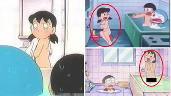 doraemon, shizuka, shizuka đi tắm