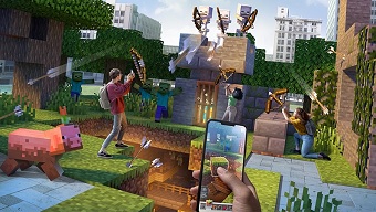 minecraft, game mobile, mojang, microsoft, game ios, game android, pokemon go, game ar, minecraft earth, tương tác thực tế ảo, covid-19, game mobile 2021, game ios 2021, game android 2021, game ar 2021