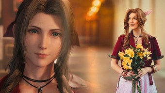 final fantasy vii remake, cosplay aerith, briana white