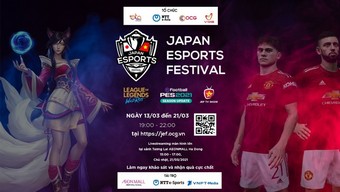 esports, thể thao điện tử, việt nam - nhật bản, dk khỉ, anh mã, msuong, bé chanh, lmht tốc chiến, jef, japan esports festival, aeonmall, aeonmall việt nam, aeonmall hà đông, pes 21, taiko, đấng ym, hà an hy, nắng, kéo rank tv, bình be