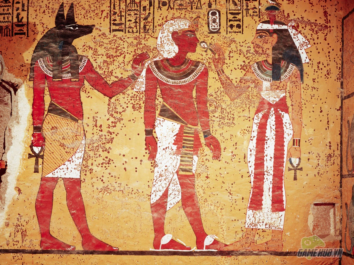 Hình vẽ trong hầm mộ pharaoh trẻ nhất Ai Cập hé lộ điều chấn động   KhoaHoctv