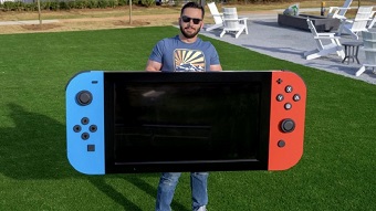 nintendo, console, máy chơi game, youtuber, nintendo switch, tay cầm chơi game, nintendo switch tự chế