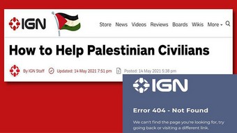 ign, ban biên tập, palestine, israel