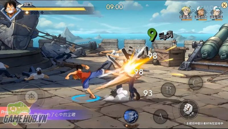 Project Fighter One Piece Merupakan Game Side-Scrolling  Terbaru dari Tencent