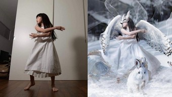 nhật bản, photoshop, nhiếp ảnh gia, bố và con gái