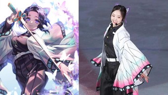 manga, nhật bản, anime, kimetsu no yaiba, demon slayer, trùng trụ, shinobu, trùng trụ shinobu, marin honda, trượt băng nghệ thuật