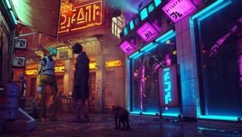 cyberpunk, playstation, annapurna interactive, stray, mèo hoang, bluetwelve studio