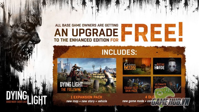Dying Light tặng người chơi toàn bộ DLC trong bản cập nhật cuối cùng