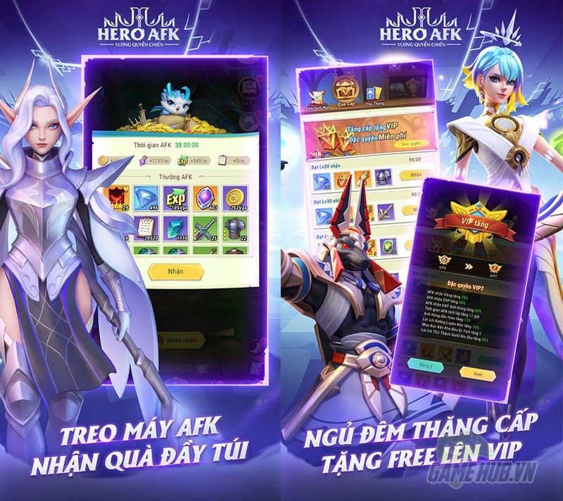 Hero AFK: Vương Quyền Chiến chính thức ra mắt, tặng gift code cho độc giả