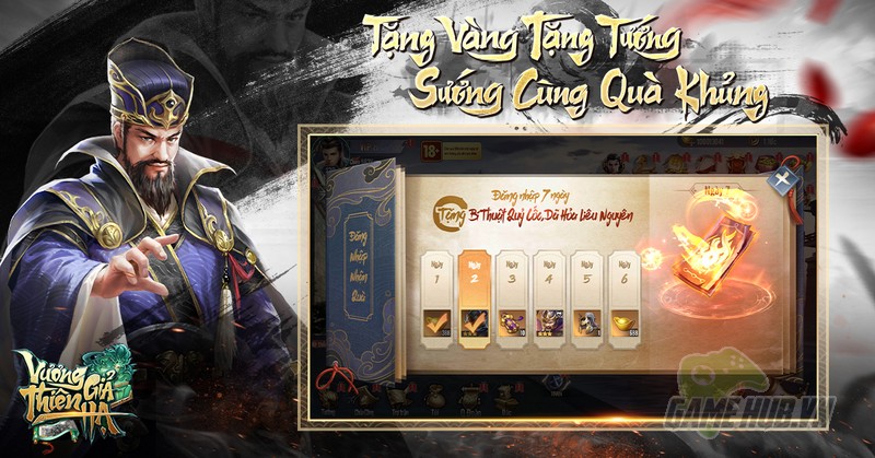 Vào game Vương Giả Thiên Hạ cầm ngay Tướng đỏ, nhặt KNB vô hạn!