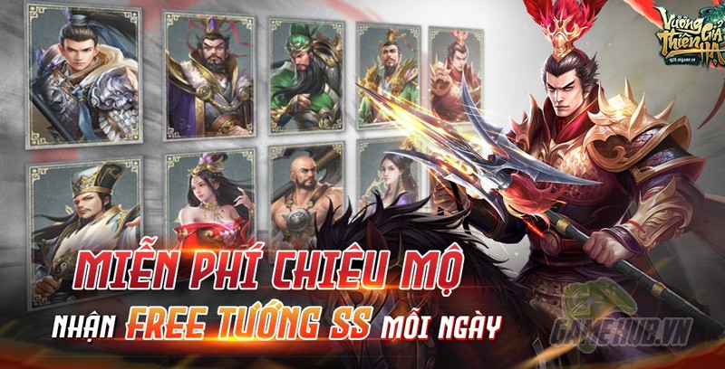 Vào game Vương Giả Thiên Hạ cầm ngay Tướng đỏ, nhặt KNB vô hạn!