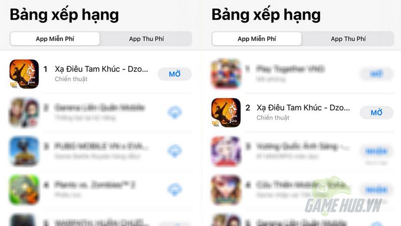 Chơi ngay game đứng top Appstore suốt tuần qua – Xạ Điêu Tam Khúc Mobile