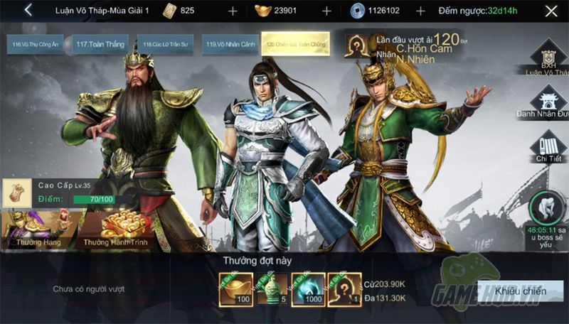 Game thủ Dynasty Warriors: Overlords mách nhau cách vượt ải Luận Võ Tháp