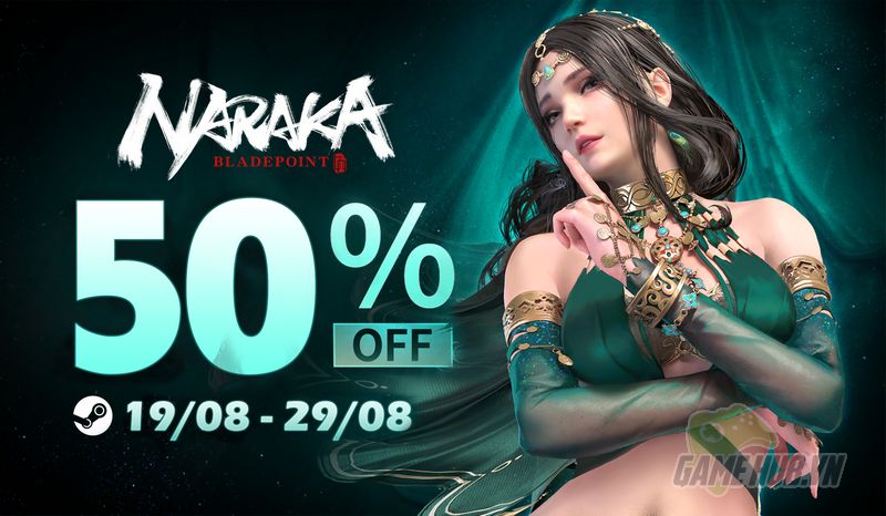 Mừng sinh nhật, Naraka: Bladepoint sale sốc 50%, chỉ còn 180.000 VNĐ