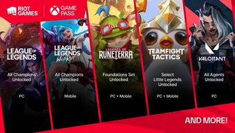 xbox, lien minh huyen thoai, league of legends, lmht, riot, xbox game pass, valorant, dau truong chan ly, xbox bethesda showcase, huyen thoai runeterra, lmht: toc chien