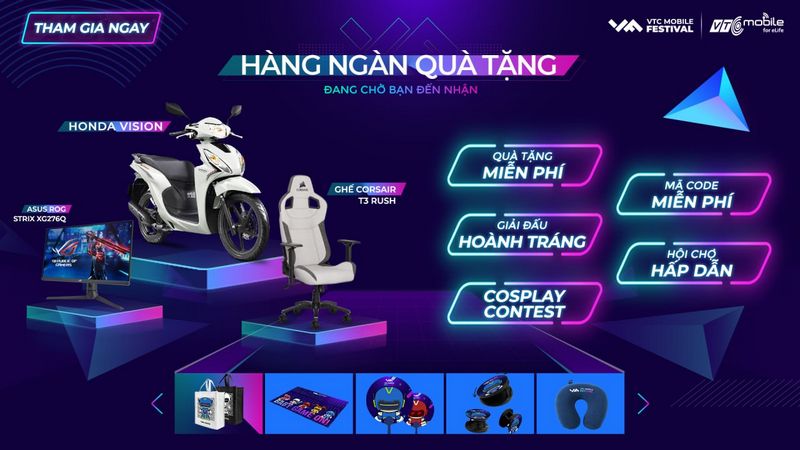 vtc mobile, vtc, esports, đại chiến tam quốc, tập kích, vtc mobile festival, truy kích pc, vtc esports, football pro vtc, truy kích 2, lalaland